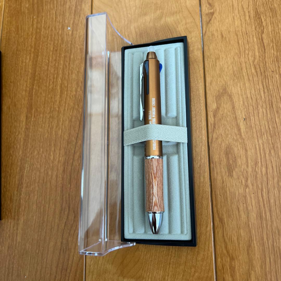 Pilot 3-Color Ballpoint Pen with red, blue, and black ink and click type mechanism