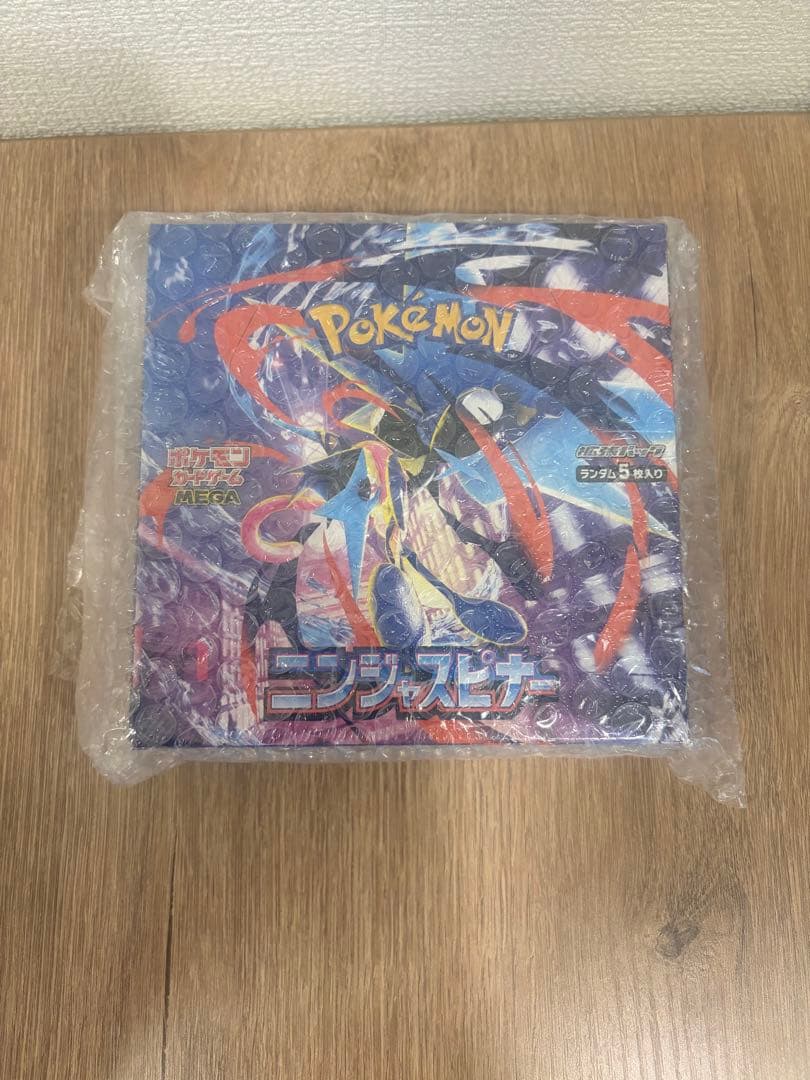 Pokemon Mega Expansion Pack Ninja Spinner Box Shinkuriku Tsuki Maifuku Box — M Expansion Pack Ninja Spinner — Japanese