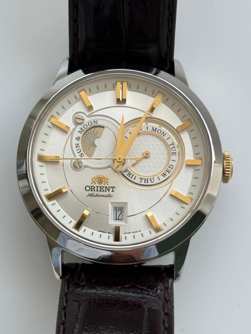 ORIENT SUN & MOON ORIENT ORIENT SUN & MOON V157-0BX0 Automatic Men's Watch — Japanese