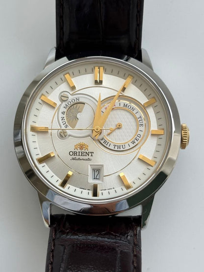 ORIENT SUN & MOON ORIENT ORIENT SUN & MOON V157-0BX0 Automatic Men's Watch — Japanese