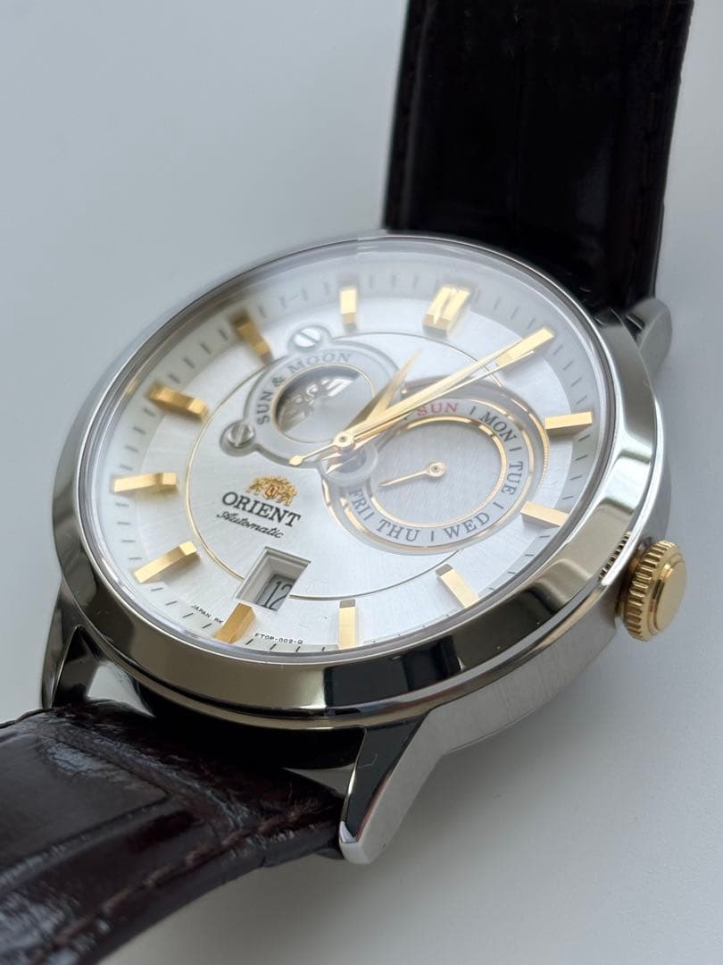 ORIENT SUN & MOON ORIENT ORIENT SUN & MOON V157-0BX0 Automatic Men's Watch — Japanese