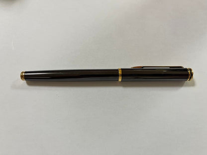 Vintage Waterman fountain pen shown with its protective case on a white background