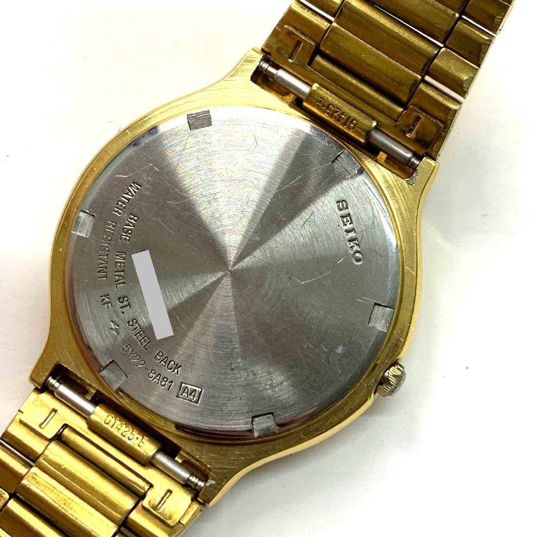 SEIKO 5Y22-8A81 Quartz Men's Watch — Japanese