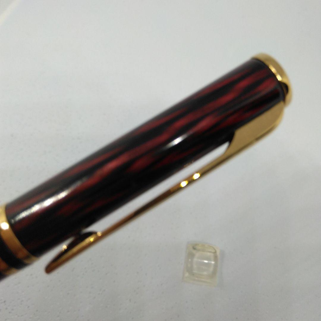 Waterman ballpoint pen in red and gold with sleek design and smooth writing tip