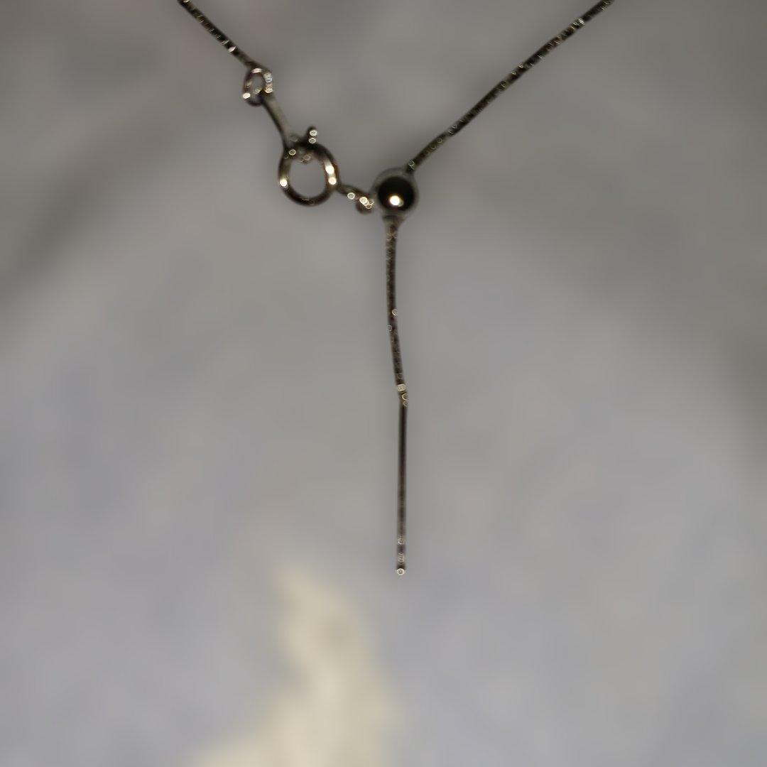 Ise-Shima Akoya single pearl necklace 8.5-9mm on 44.5cm SV925 Venetian chain with through pin clasp