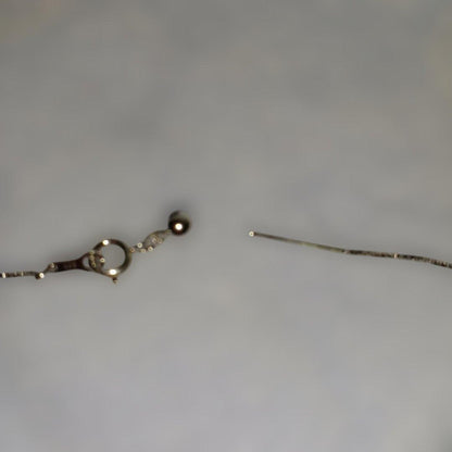 Ise-Shima Akoya single pearl necklace 8.5-9mm on 44.5cm SV925 Venetian chain with through pin clasp