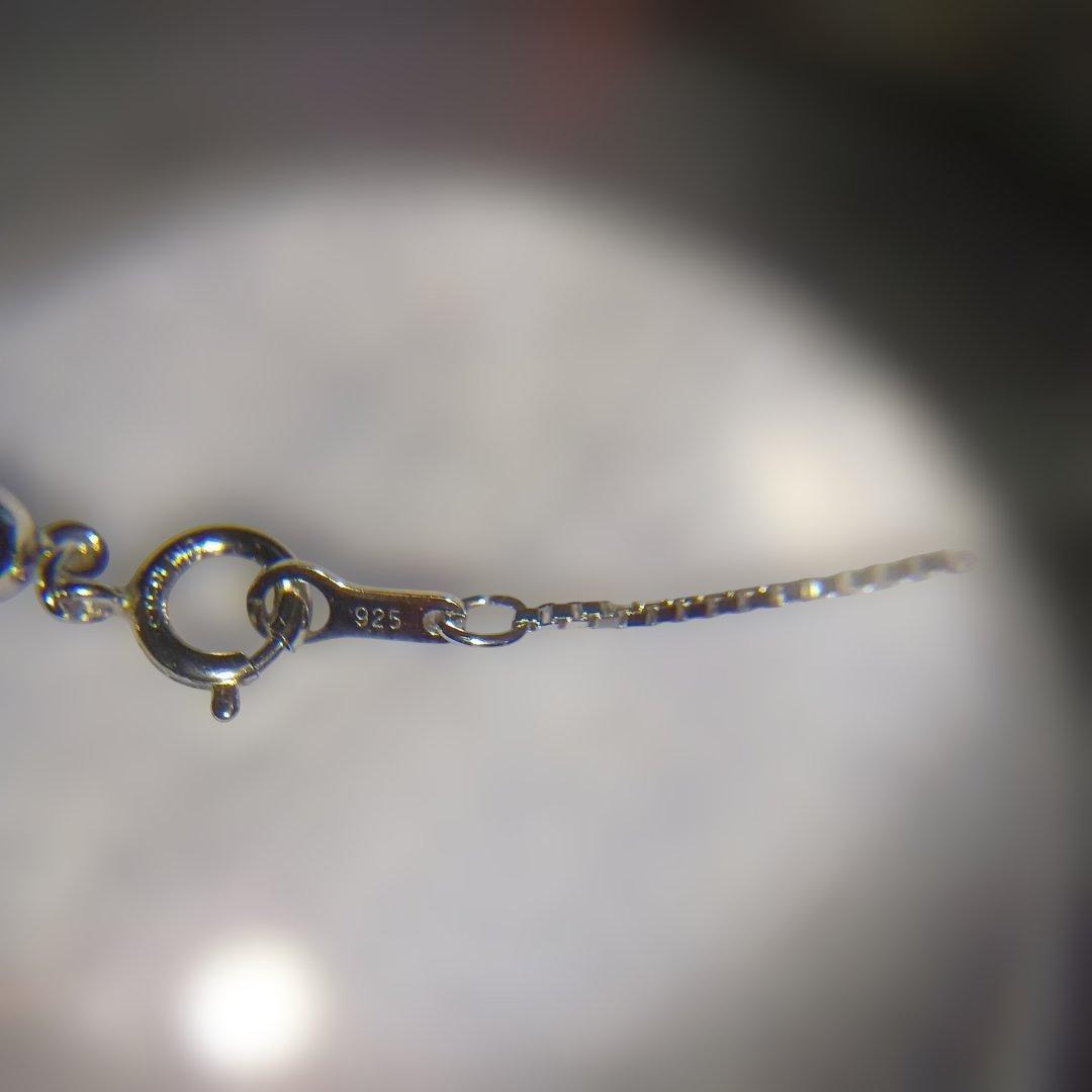 Ise-Shima Akoya single pearl necklace 8.5-9mm on 44.5cm SV925 Venetian chain with through pin clasp