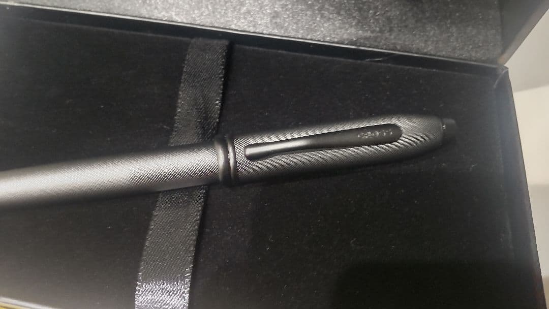 CROSS Townsend NAT0042-62 Midnight Black brass pen with matte black PVD finish