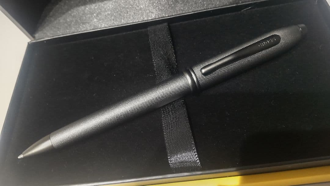 CROSS Townsend NAT0042-62 Midnight Black brass pen with matte black PVD finish
