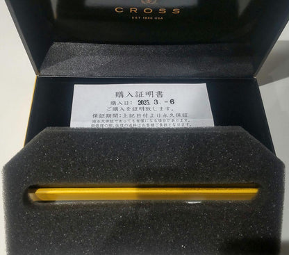CROSS Townsend NAT0042-62 Midnight Black brass pen with matte black PVD finish