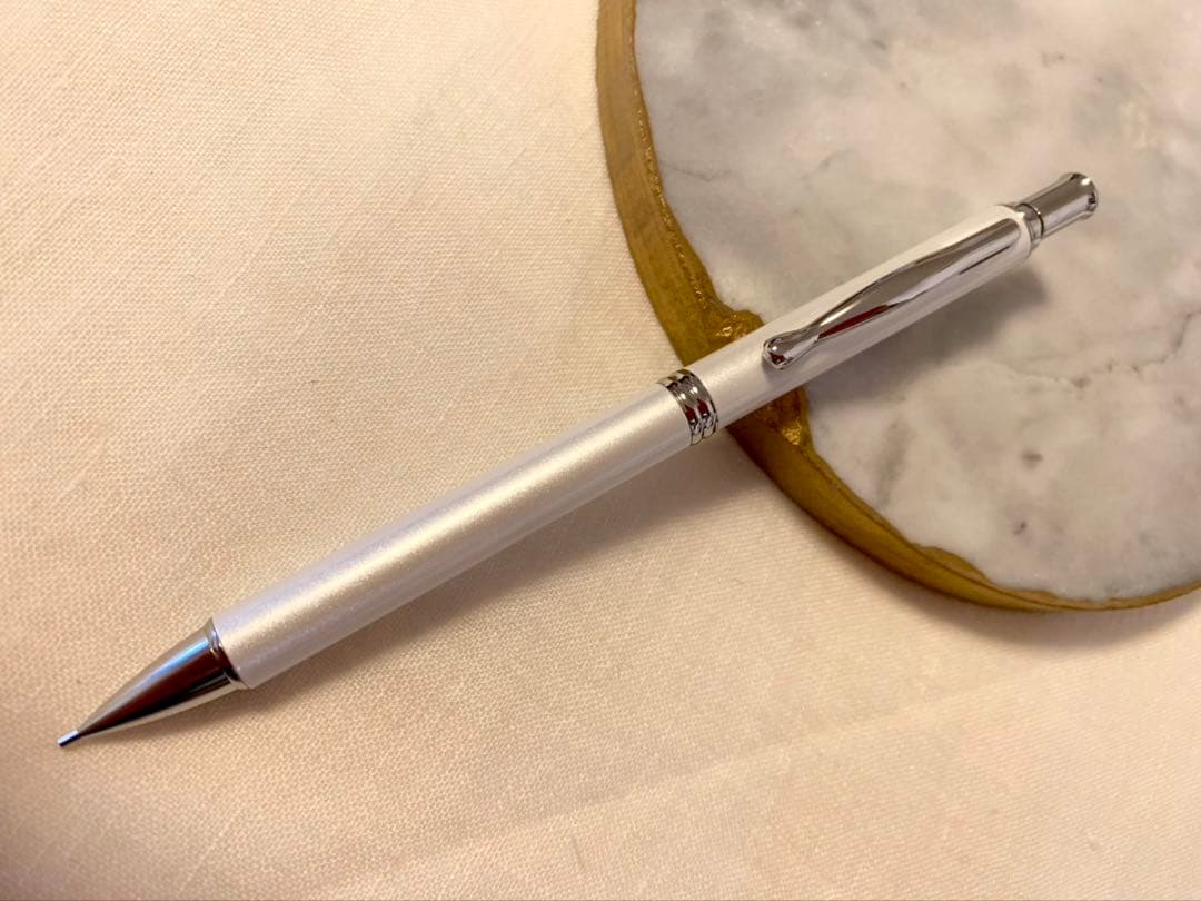 Pilot Capless Pearl White mechanical pencil 0.5 lead size with box included