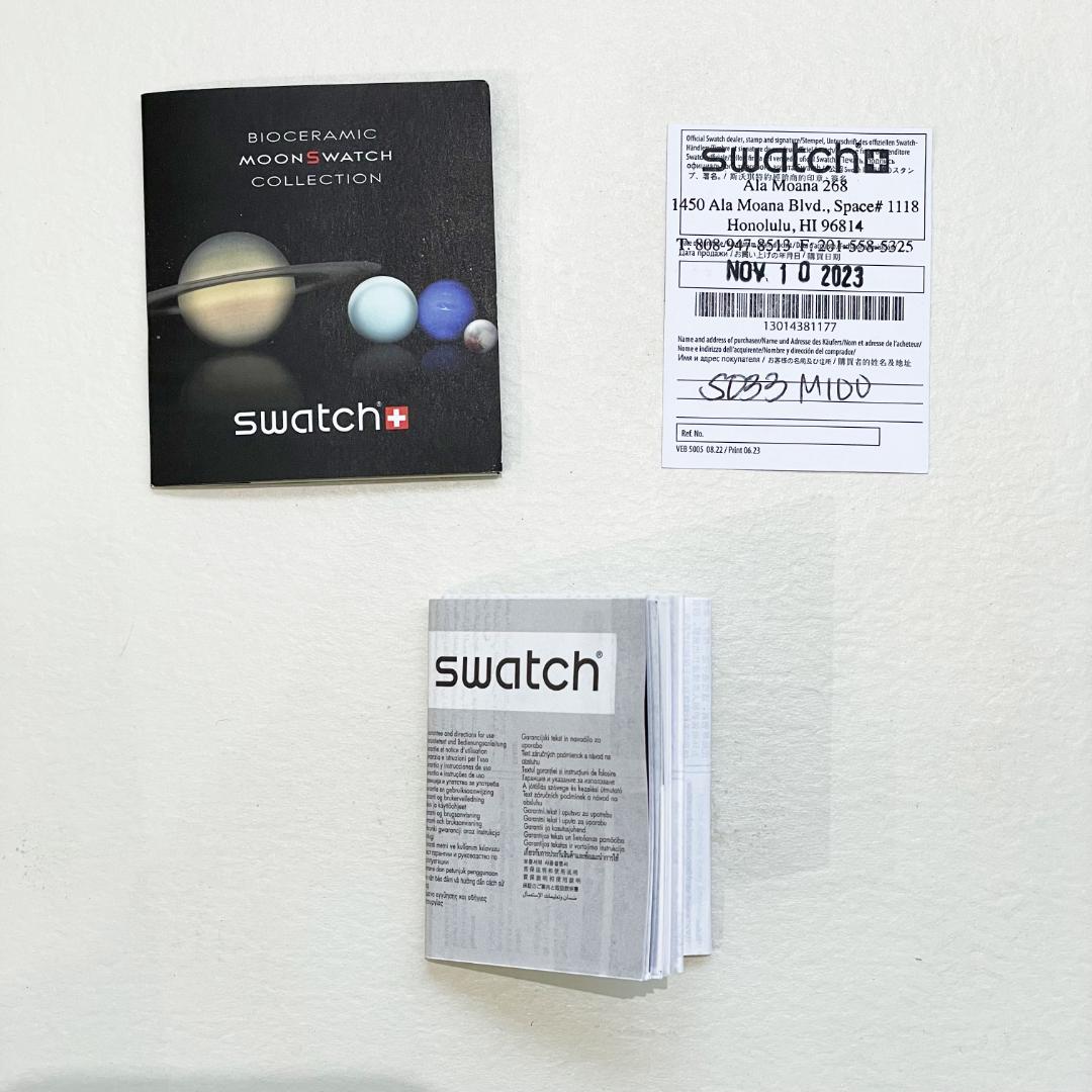 swatch Mission to the Moon Quartz Men's — Japanese