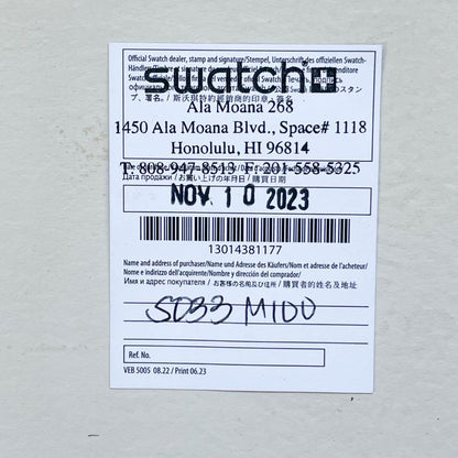 swatch Mission to the Moon Quartz Men's — Japanese
