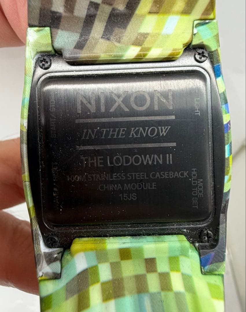 NIXON THE LODOWN Ⅱ Digital Men's Watch — Japanese