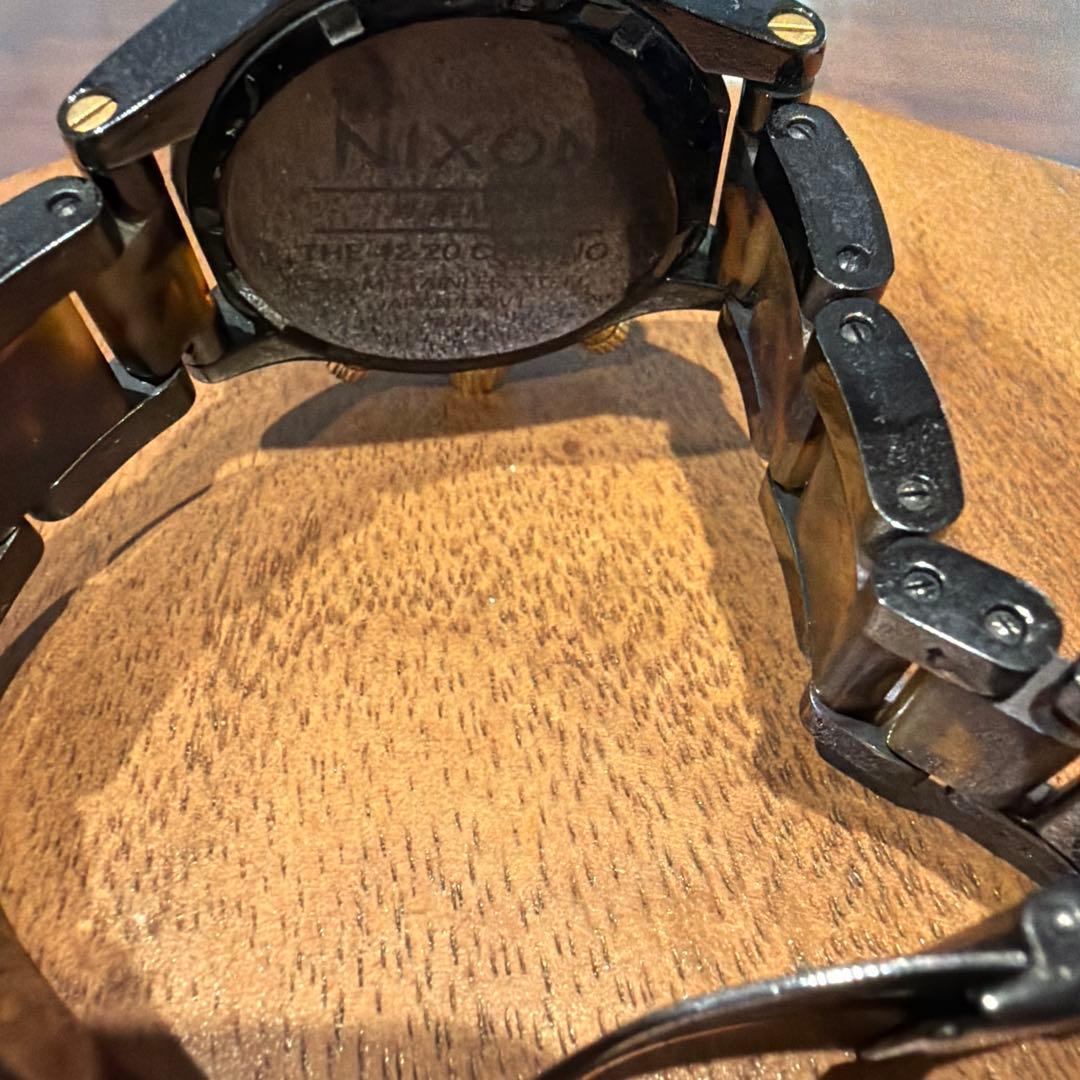 NIXON 腕時計 べっ甲柄 クロノグラフ Quartz Men's Watch — Japanese