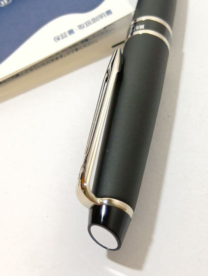 WATERMAN Expert Matte Black CT ballpoint pen with matte finish and silver accents shown with box