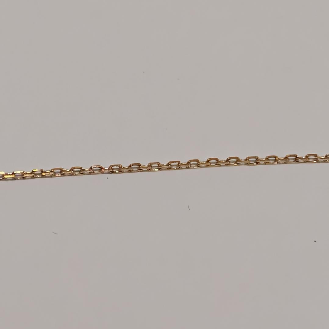 Mikimoto pearl diamond necklace with 7mm pearl set in 18K yellow gold on a 40cm chain