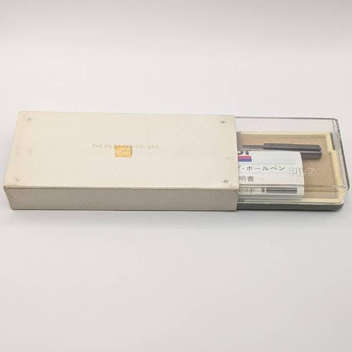 Vintage PILOT Quatro gray gunmetal fountain pen with original box and ink cartridge