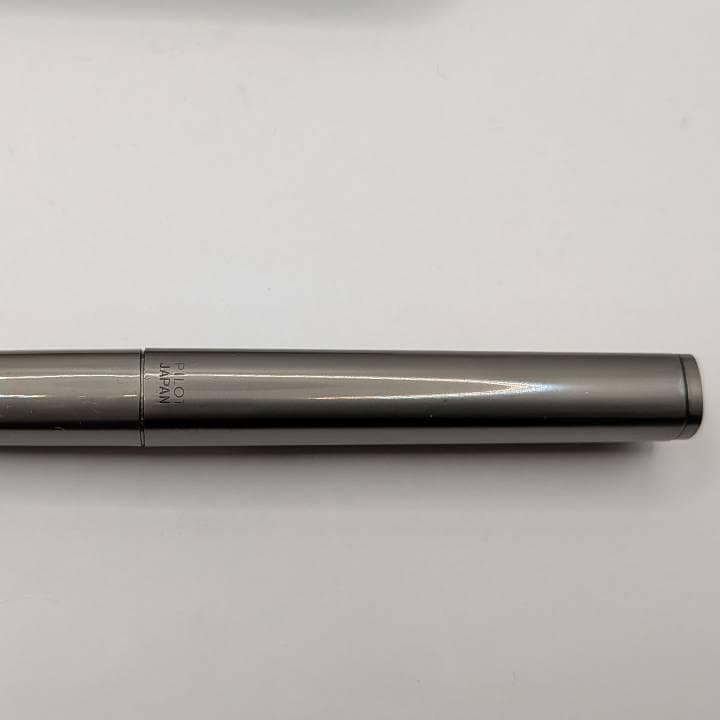 Vintage PILOT Quatro gray gunmetal fountain pen with original box and ink cartridge