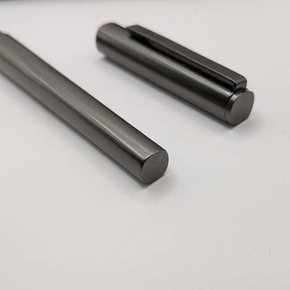 Vintage PILOT Quatro gray gunmetal fountain pen with original box and ink cartridge