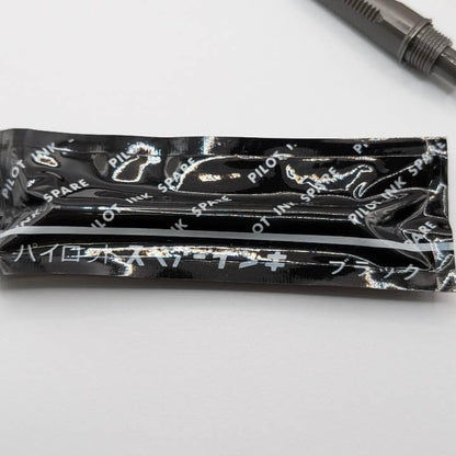 Vintage PILOT Quatro gray gunmetal fountain pen with original box and ink cartridge
