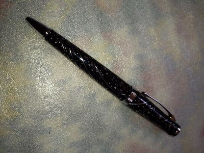 Limited Edition Cross Disney Fantasia black ballpoint pen with starry sky pattern and metal body