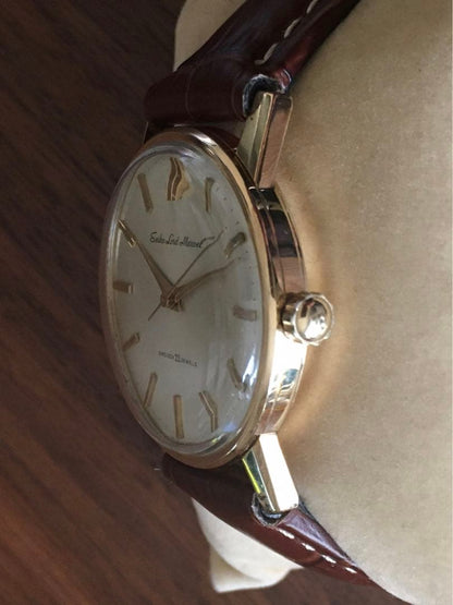 SEIKO ロードマーベル 14K AGF OH 1964 Manual Men's Watch — Japanese