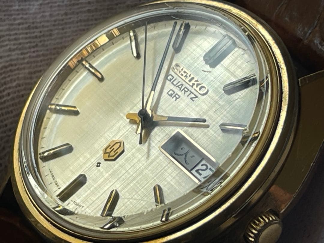 SEIKO QR 3863-7001 Quartz Men's Watch — Japanese