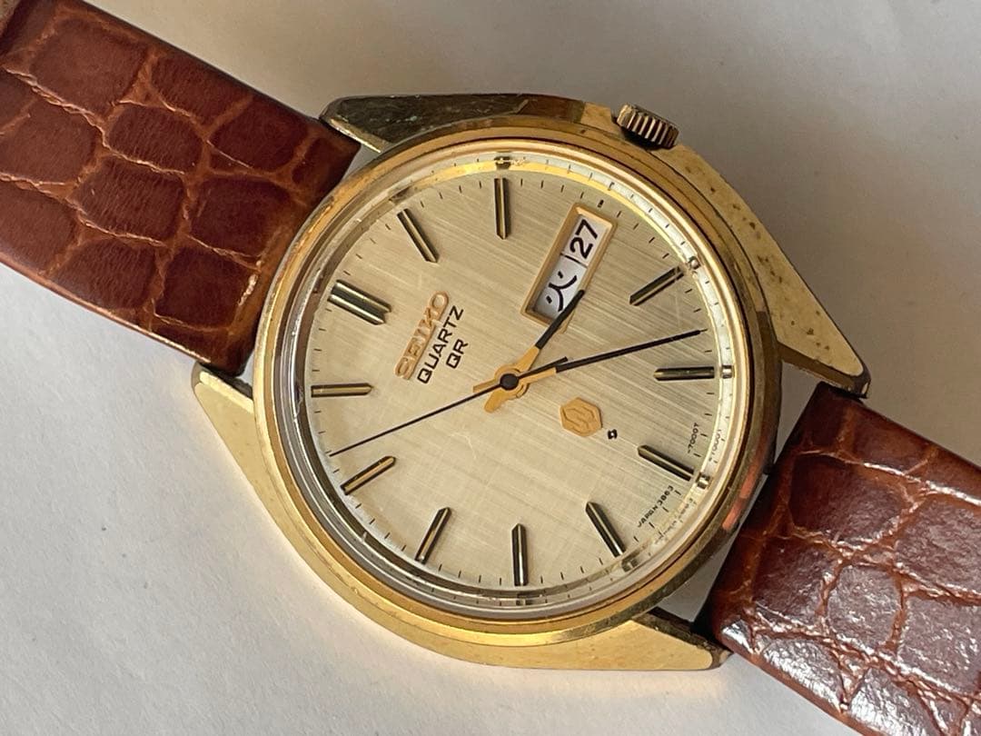 SEIKO QR 3863-7001 Quartz Men's Watch — Japanese