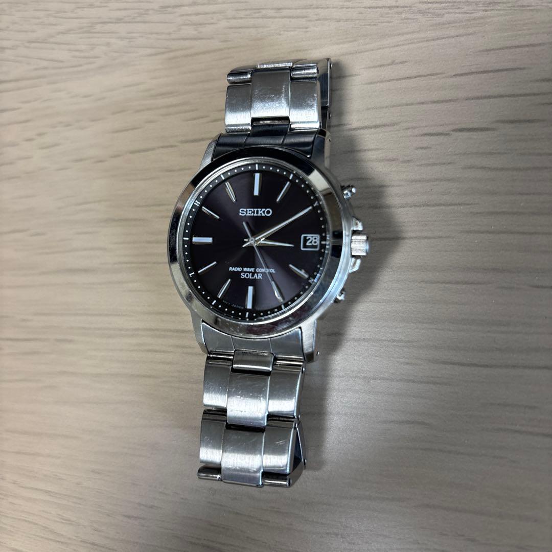 SEIKO 7B52-0AF0 Solar Men's Watch — Japanese