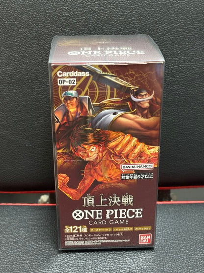 One Piece One Piece Card Game OP-02 Summit War Box — OP-02 — Japanese