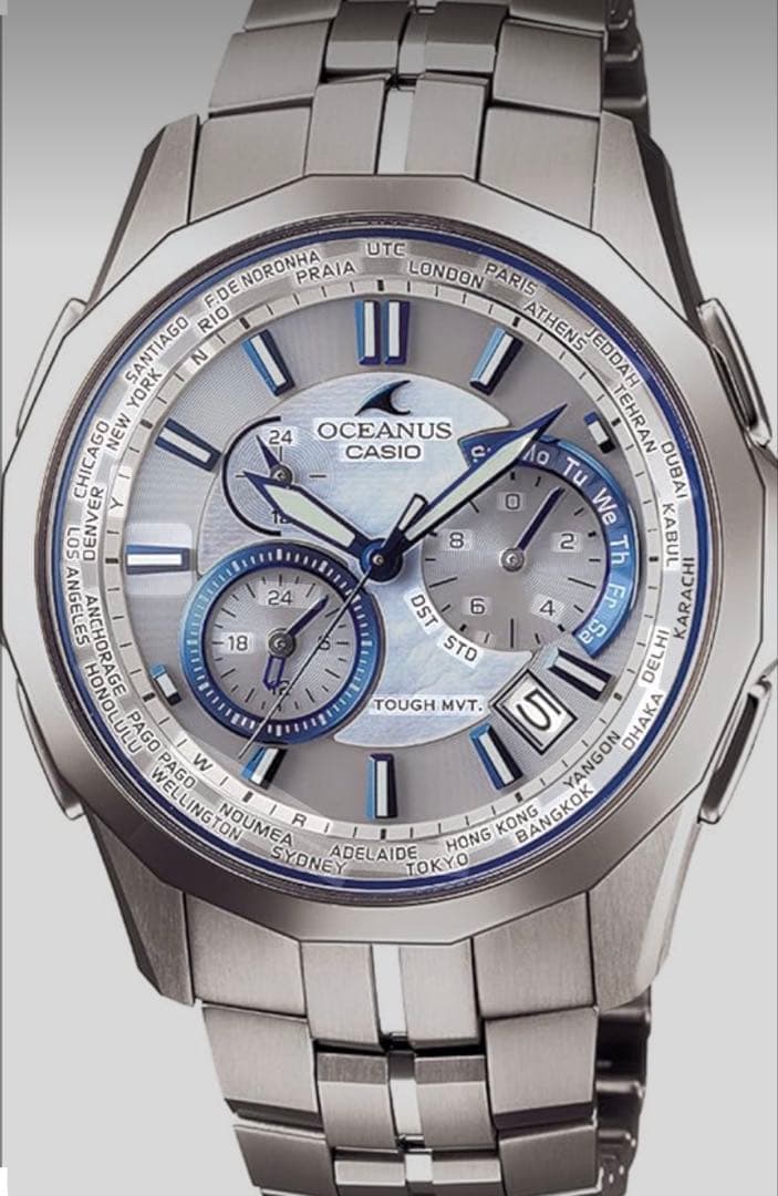 CASIO OCW-S1400PW-7AJF Solar Men's Watch — Japanese