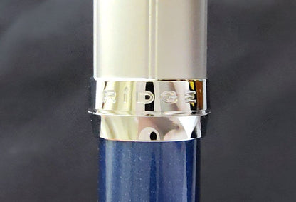 Pilot RIDGE 2+1 multi-function pen in dark blue mica with silver satin finish and rotating twist mechanism