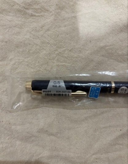 PILOT Ballpoint Pen model BDR-3SEF-DL with 0.5mm black ink tip and sleek design