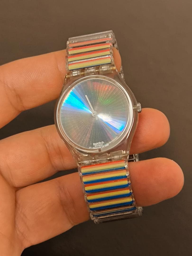 swatch Rainbow 1997 Time To Dance Quartz Men's — Japanese