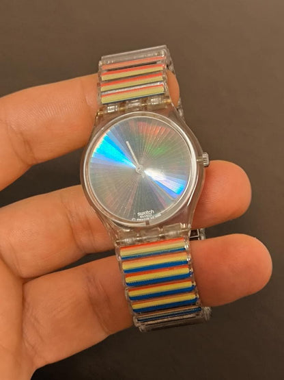 swatch Rainbow 1997 Time To Dance Quartz Men's — Japanese
