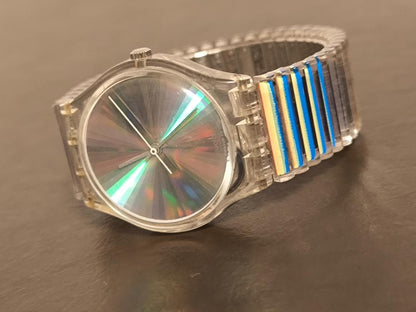 swatch Rainbow 1997 Time To Dance Quartz Men's — Japanese