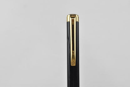 Used Waterman A270 Perspective Twist ballpoint pen with blue ink and slight wear on body
