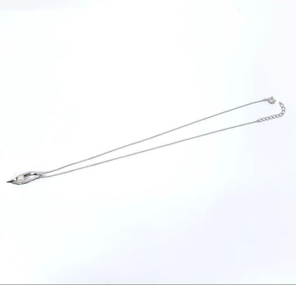 TASAKI pearl necklace with 4.7mm pearls and silver SV925 chain measuring 40cm in length