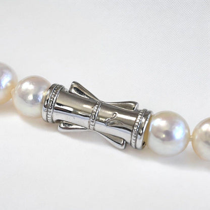 Highest Quality Aurora Pearl Tamaki Akoya Pearl Necklace with 7.6mm pearls and 42cm length