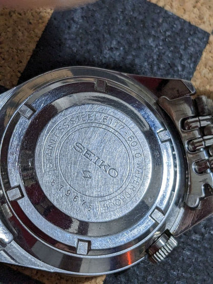 SEIKO 6117-6010 Automatic Men's Watch — Japanese