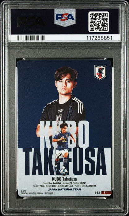 PSA 102025 Takefusa Kubo Trading Card #53 — Japanese