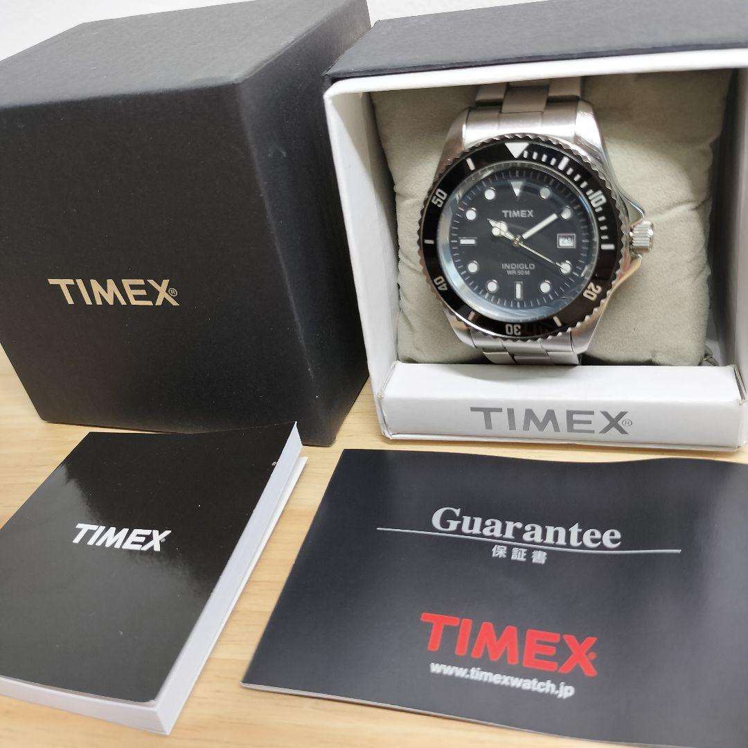 TIMEX Submariner Black Quartz Men's Watch — Japanese
