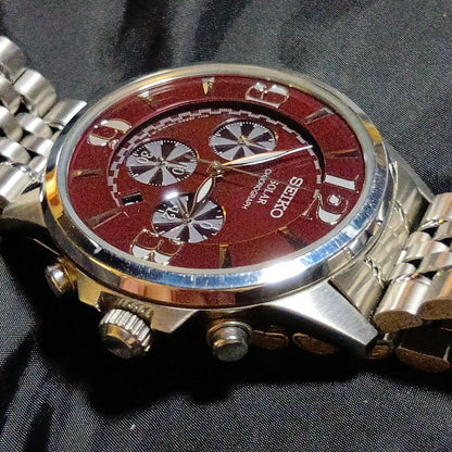 SEIKO Lupin III Mine Fujiko Model Limited 800 Solar Men's Watch — Japanese