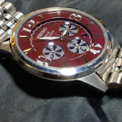 SEIKO Lupin III Mine Fujiko Model Limited 800 Solar Men's Watch — Japanese