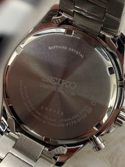 SEIKO Prospex Date Chronograph Tachymeter Luminous Solar Men's Watch — Japanese