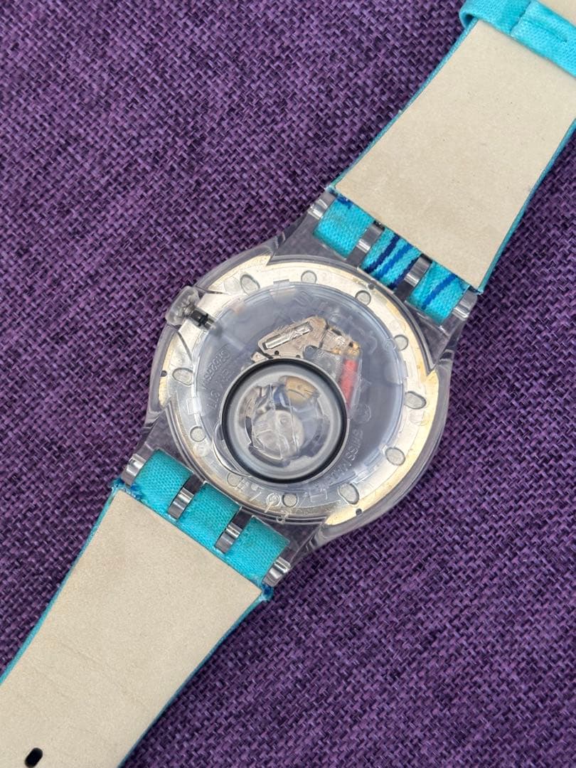 swatch Jelly in Jelly Onda Brilliante Quartz Men's — Japanese