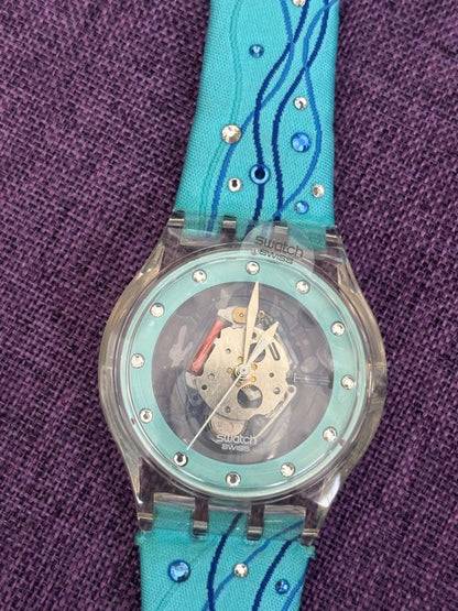 swatch Jelly in Jelly Onda Brilliante Quartz Men's — Japanese