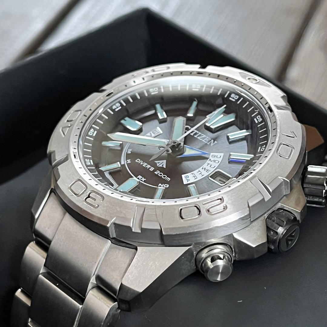 Citizen ProMaster Marine AS7141-60E Solar Men's Watch — Japanese