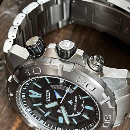 Citizen ProMaster Marine AS7141-60E Solar Men's Watch — Japanese